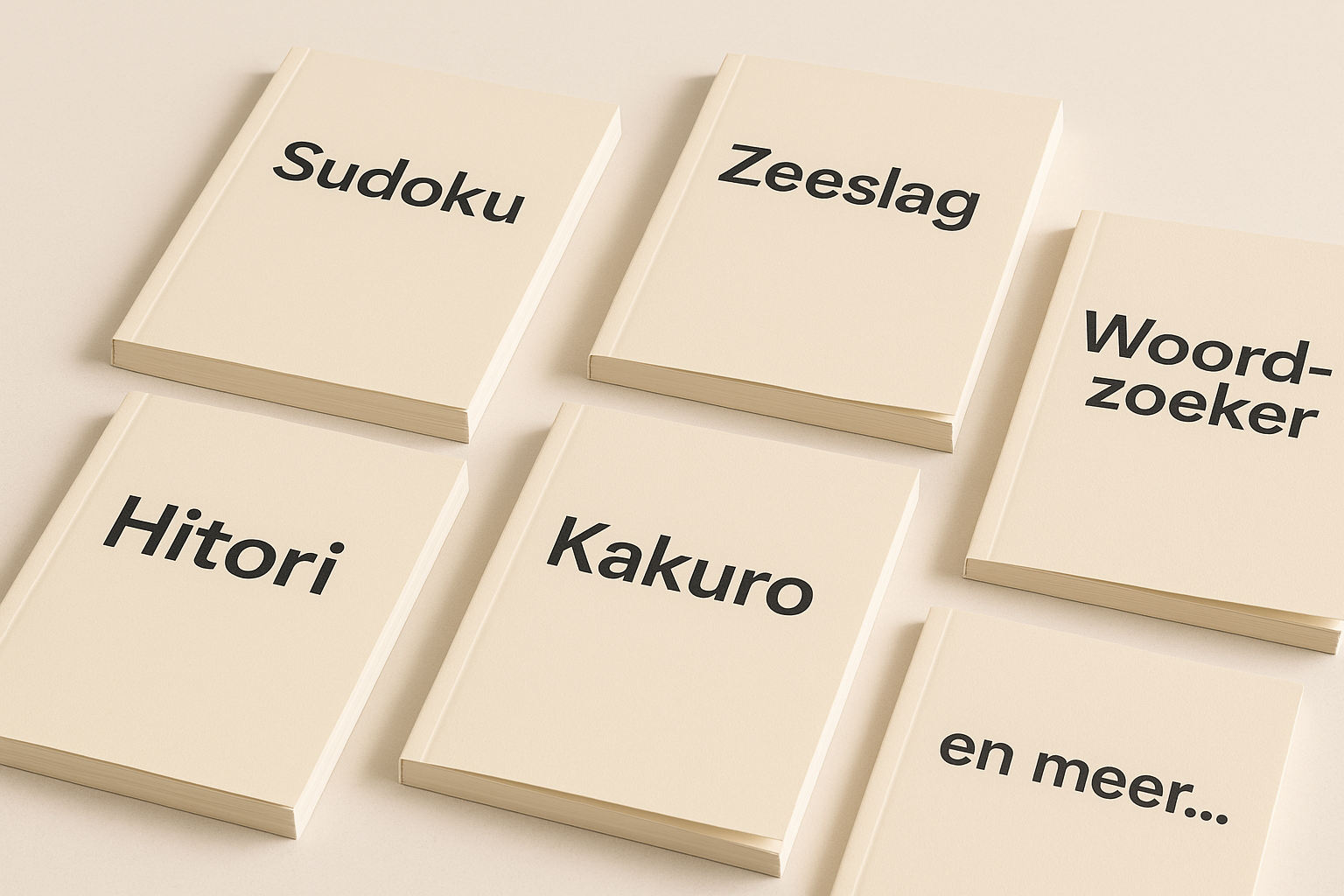 Stapel Digimari klassiek puzzelboeken